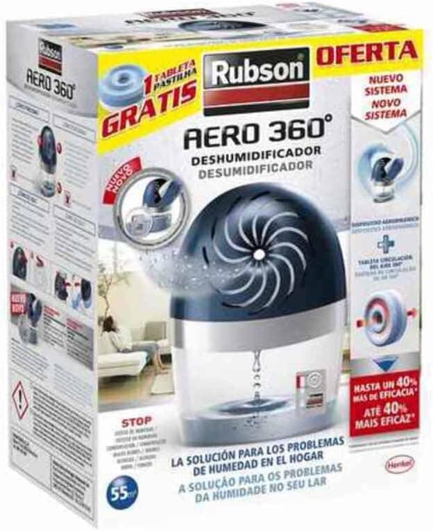 Rubson AERO 360° Deshumidificador Recargable