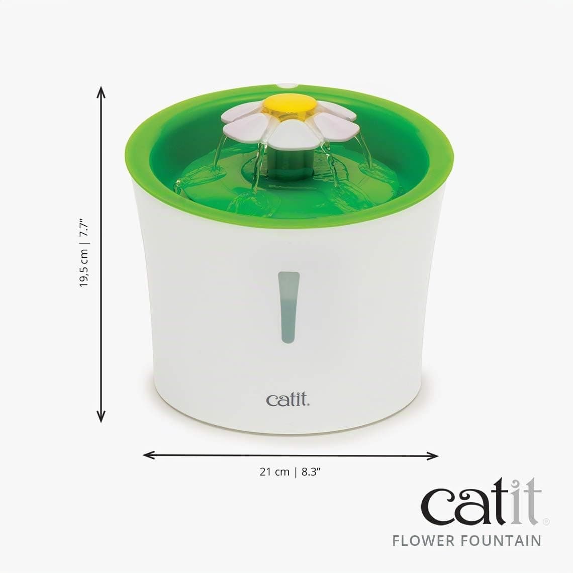 Catit Bebedero Fuente Flor 3, 3 L, con Iluminación LED Nocturna y Filtro Multietapa — foto 3