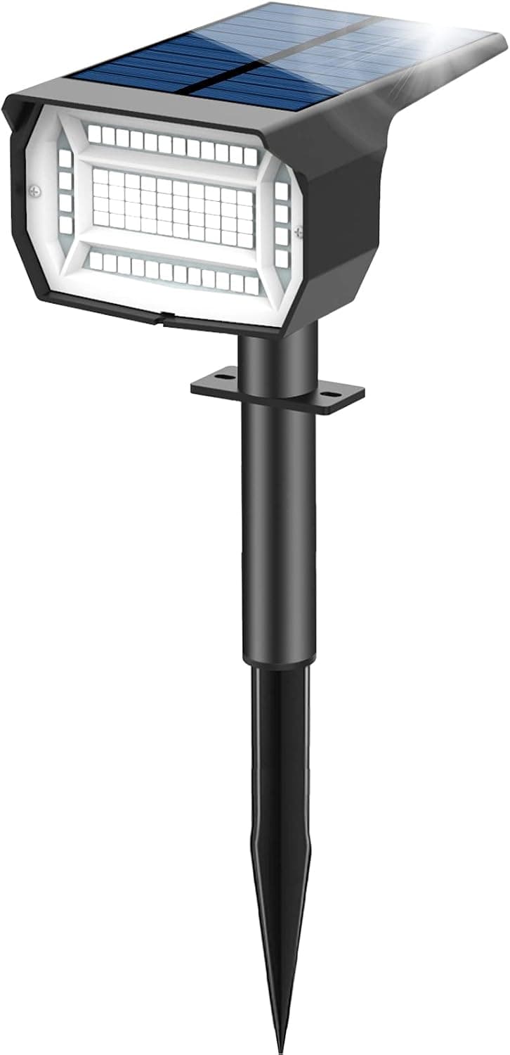 LOTMOS Luces Solares Exterior Jardín 72 LED (3 Piezas), Impermeable IP67, para Patio, Terraza y Césped — foto 4