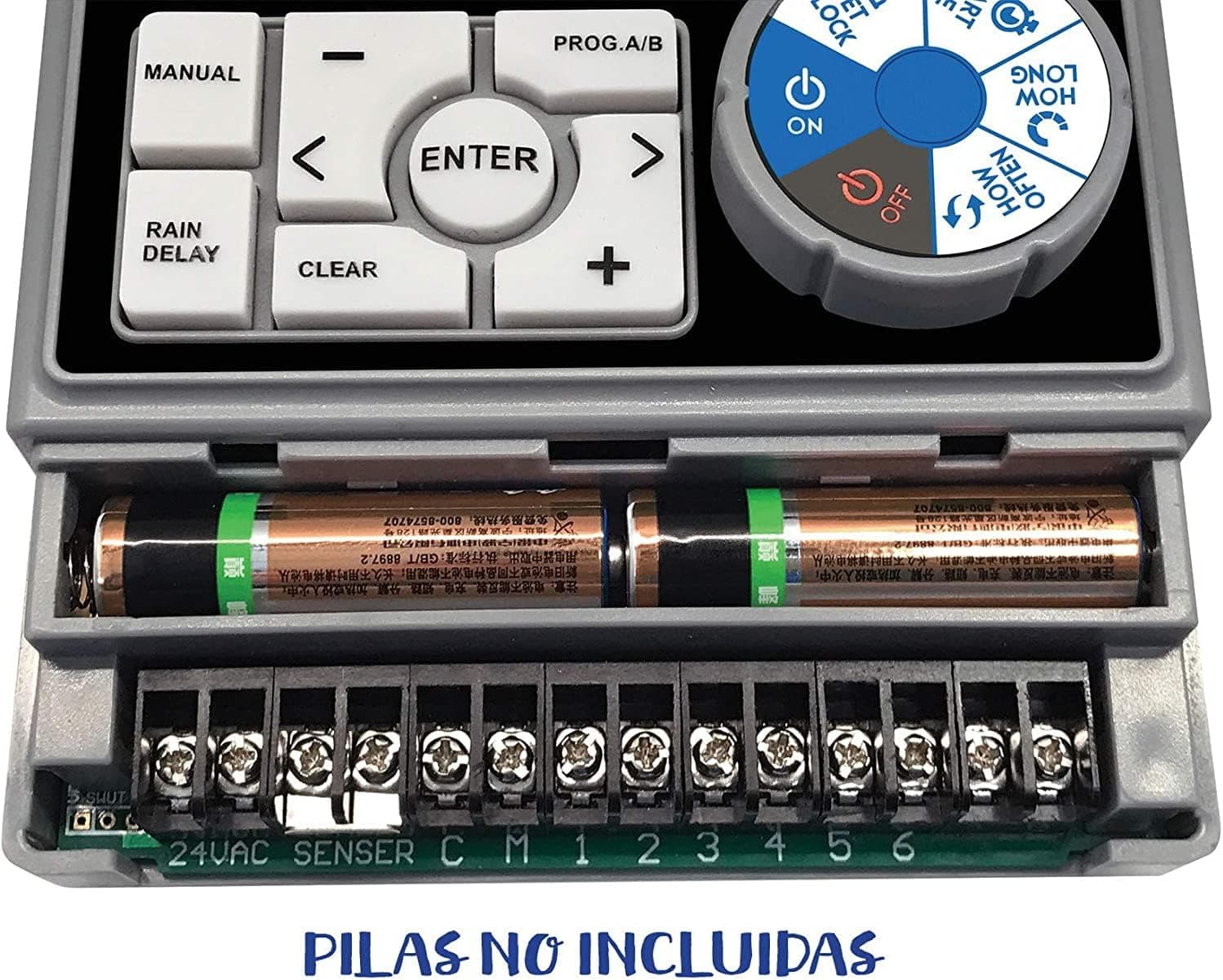 Aqua Control C1114 Programador de Riego Automático para Jardín con Transformador y Pantalla LCD, hasta 4 Zonas — foto 2