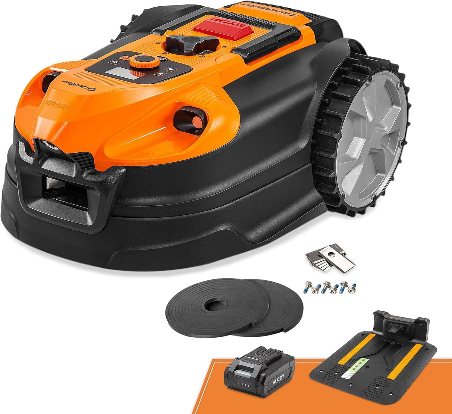 LawnMaster OcuMow 16 Robot Cortacésped Eléctrico para Jardines de hasta 150 m², batería MX 24V 4.0Ah — foto 2