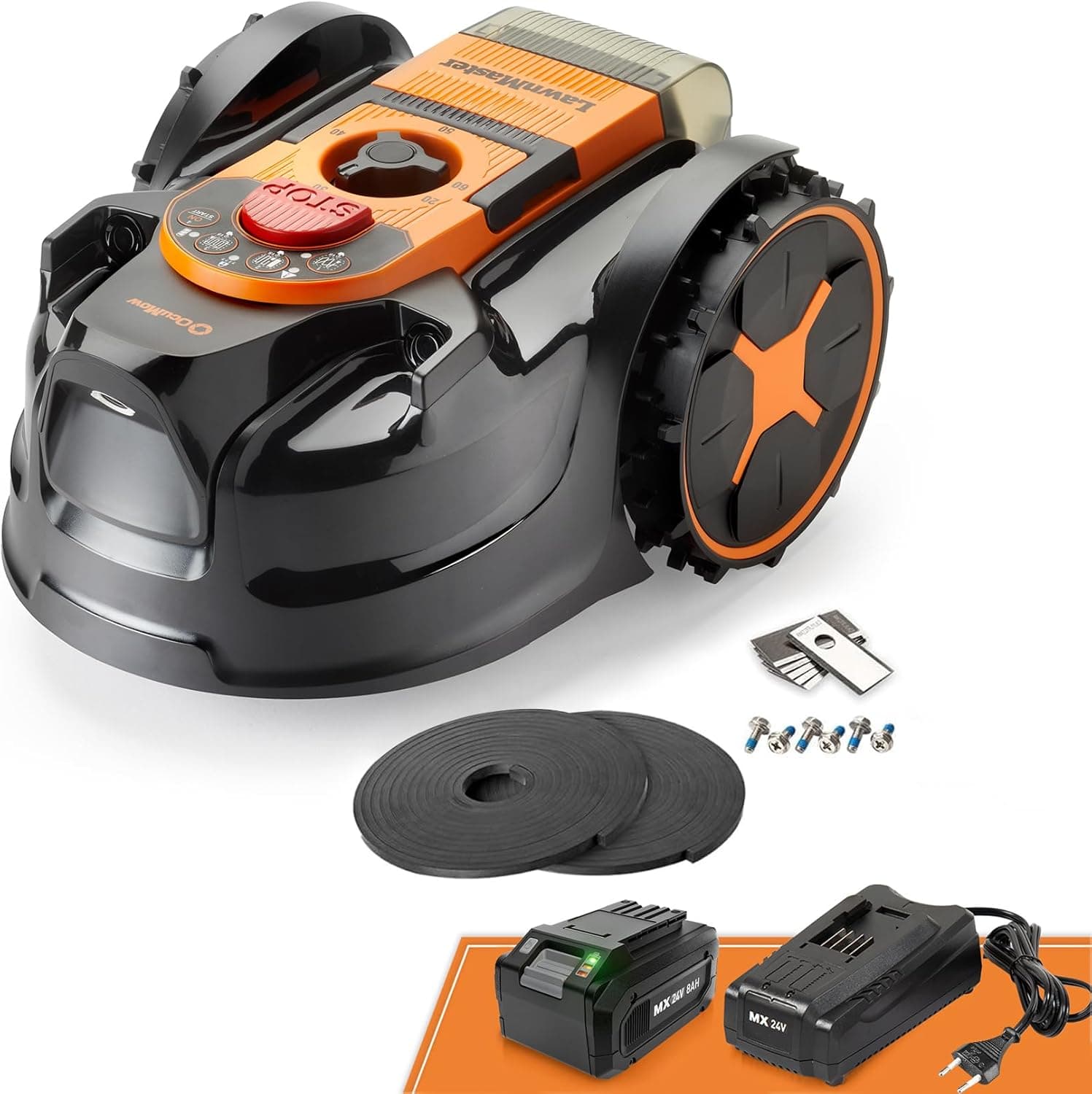 LawnMaster OcuMow 16 Robot Cortacésped Eléctrico para Jardines de hasta 150 m², batería MX 24V 4.0Ah — foto 4
