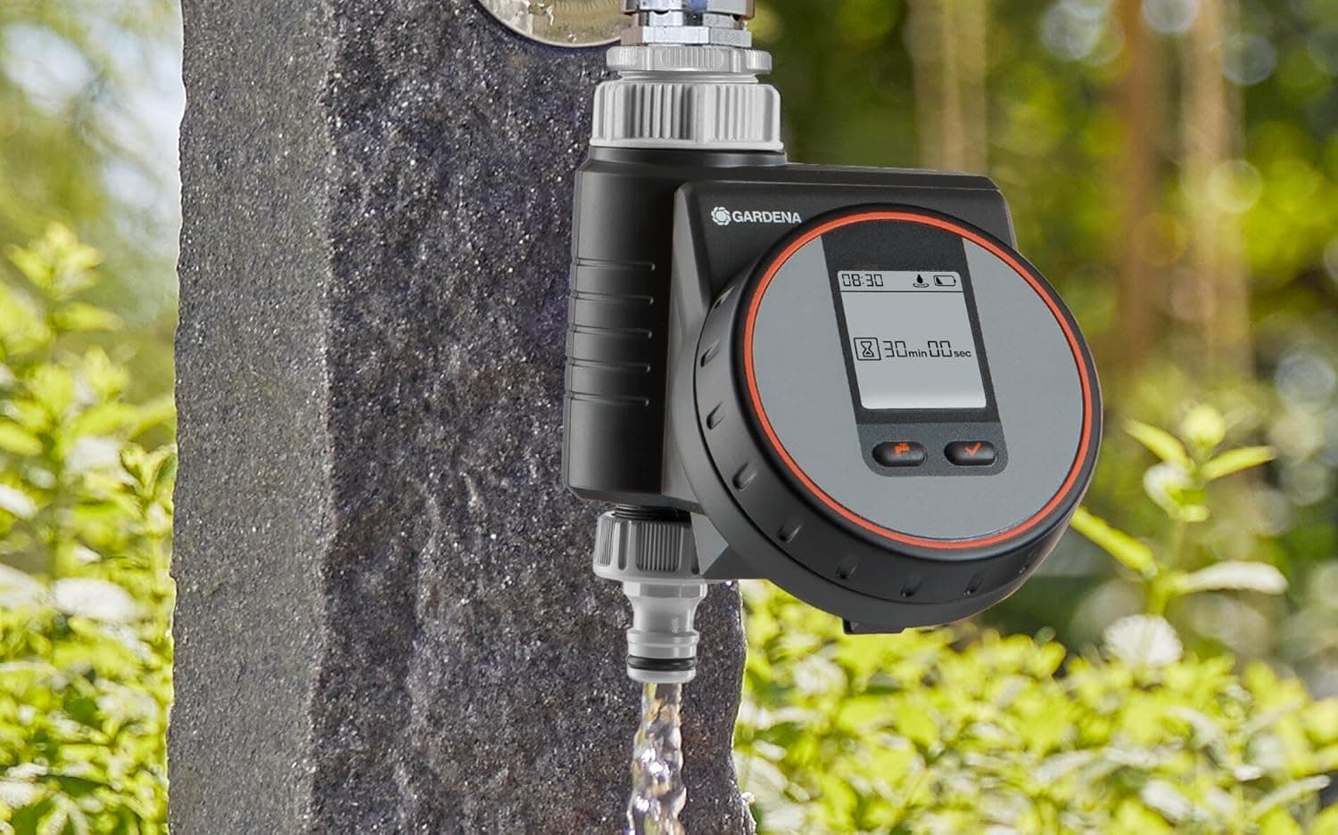 Gardena Programador de Riego Flex 1890-20, riego automático para terraza y balcón, función Water Now — foto 4
