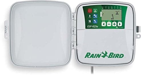 Rain Bird RZXe Programador de Riego 8 Zonas para Exterior, Predisposición WiFi, Resistente a la Intemperie