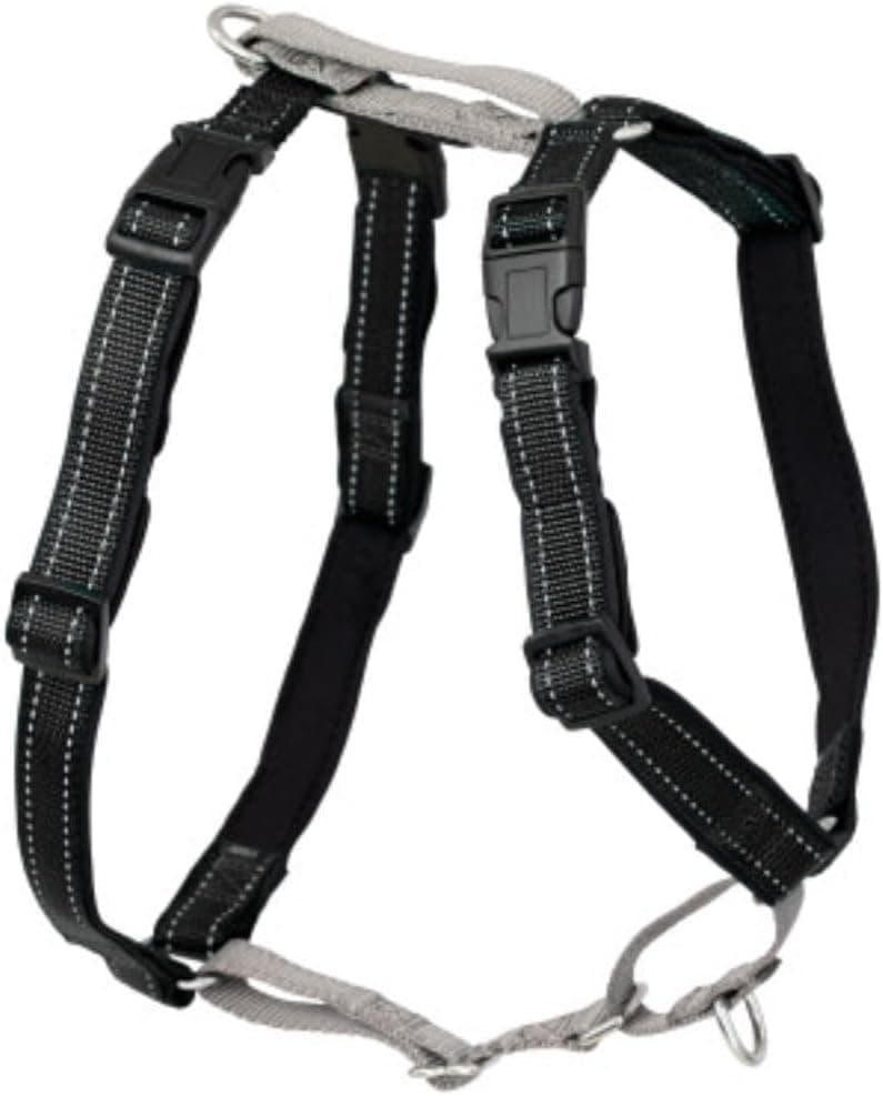 PetSafe 3 en 1 Arnés Antitirones para Perros, Ajustable, Acolchado, Reflectante, con Cinturón de Seguridad para Coche