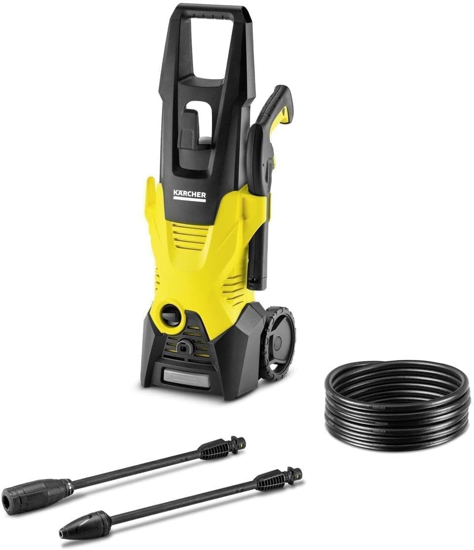 Kärcher K3 Hidrolimpiadora de Alta Presión, 120 Bar, Caudal 380 l/h, con Manguera y Pistola de Alta Presión