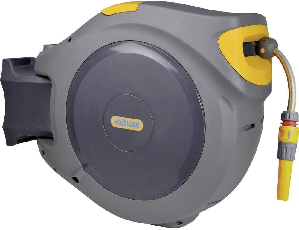 Hozelock AUTOREEL Portamangueras Automático con 40 Metros de Manguera Incluidos