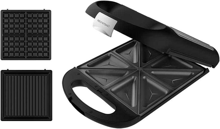 Cecotec Sandwichera Rock'nToast Family 3en1