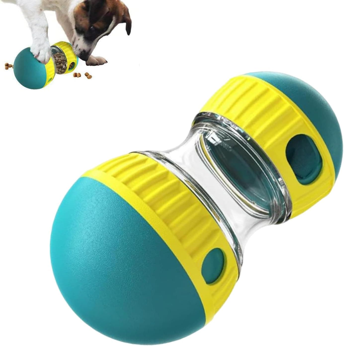 FUSONGQINTANG Bola Dispensadora de Golosinas para Perros, Juguete Interactivo de Inteligencia, ABS Grado Alimentario