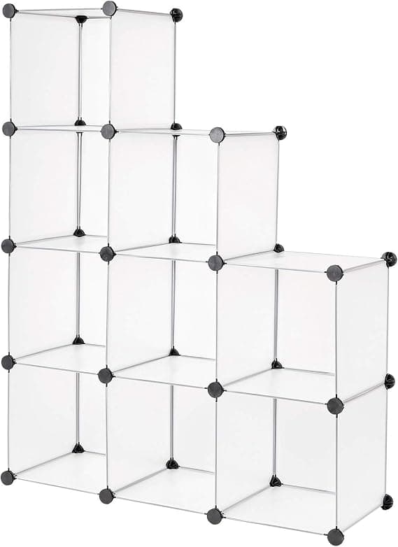 Dibea Sistema Modular de Armario/Estanteria, 9 Compartimentos