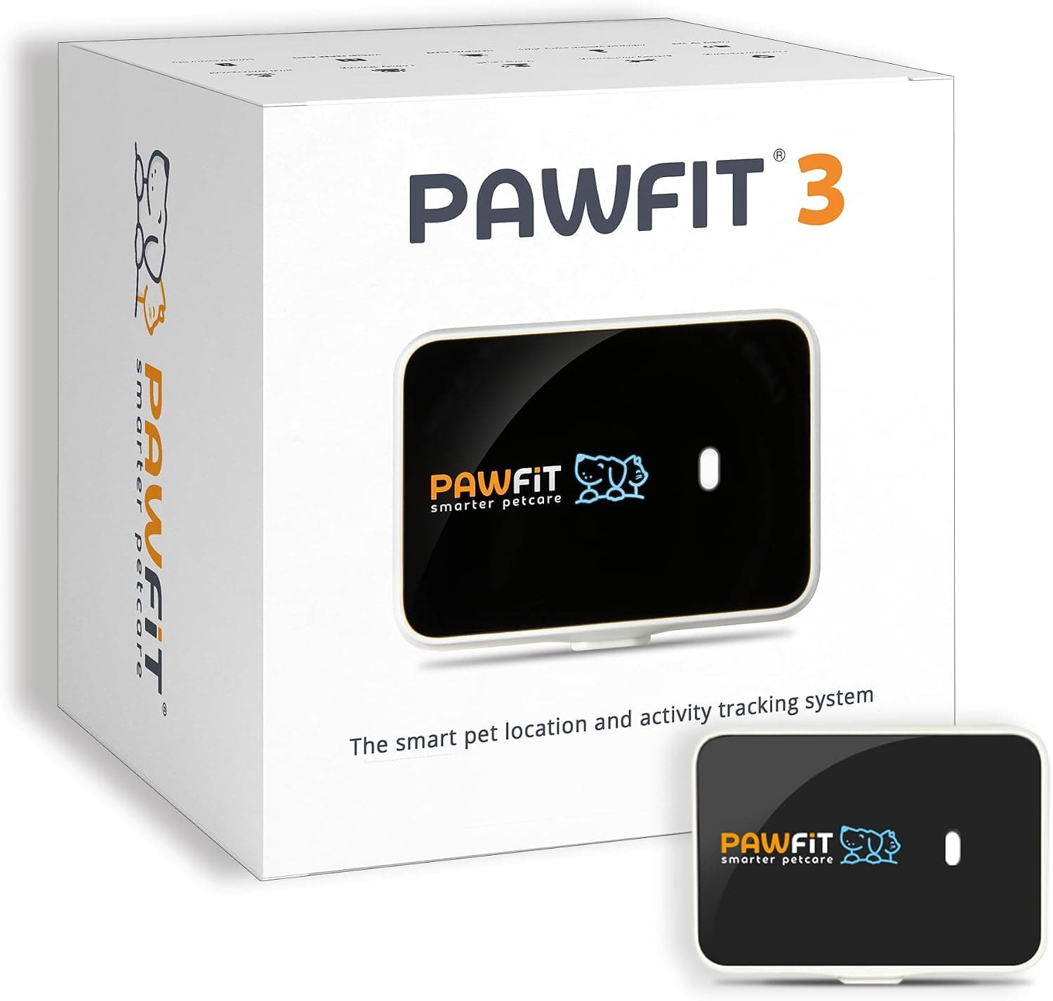 Pawfit 3 Rastreador GPS para Perros con Seguimiento en Vivo 4G, Alertas Inteligentes, Resistente al Agua