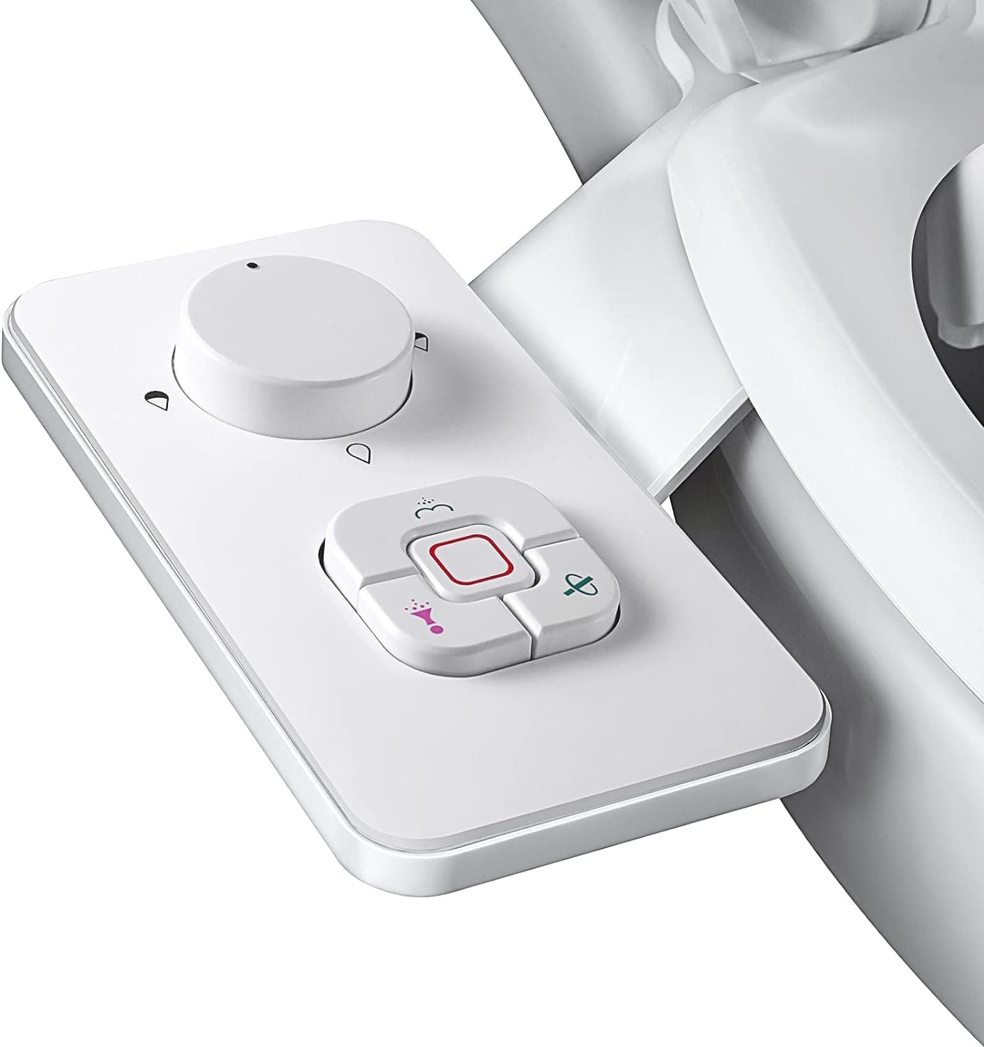 SAMODRA Bidet para WC, Adaptador de Ducha Bidet No Eléctrico con Doble Boquilla