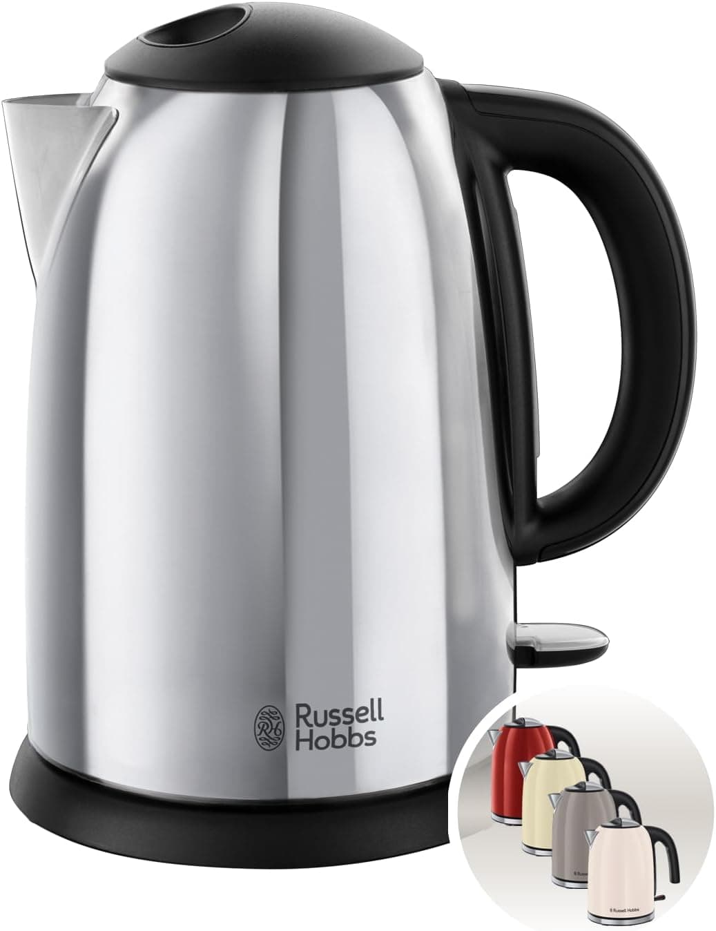 Russell Hobbs Hervidor de Agua Eléctrico Victory - 1,7L Acero Inoxidable
