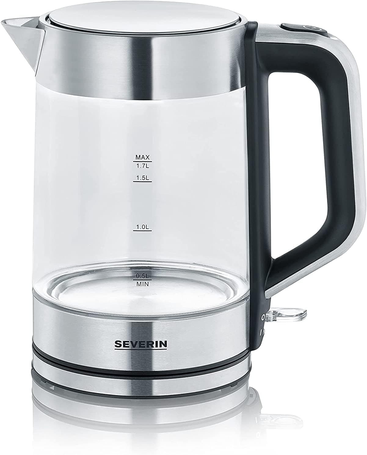 Severin WK 3420 Hervidor de agua eléctrico 1,7L acero inoxidable