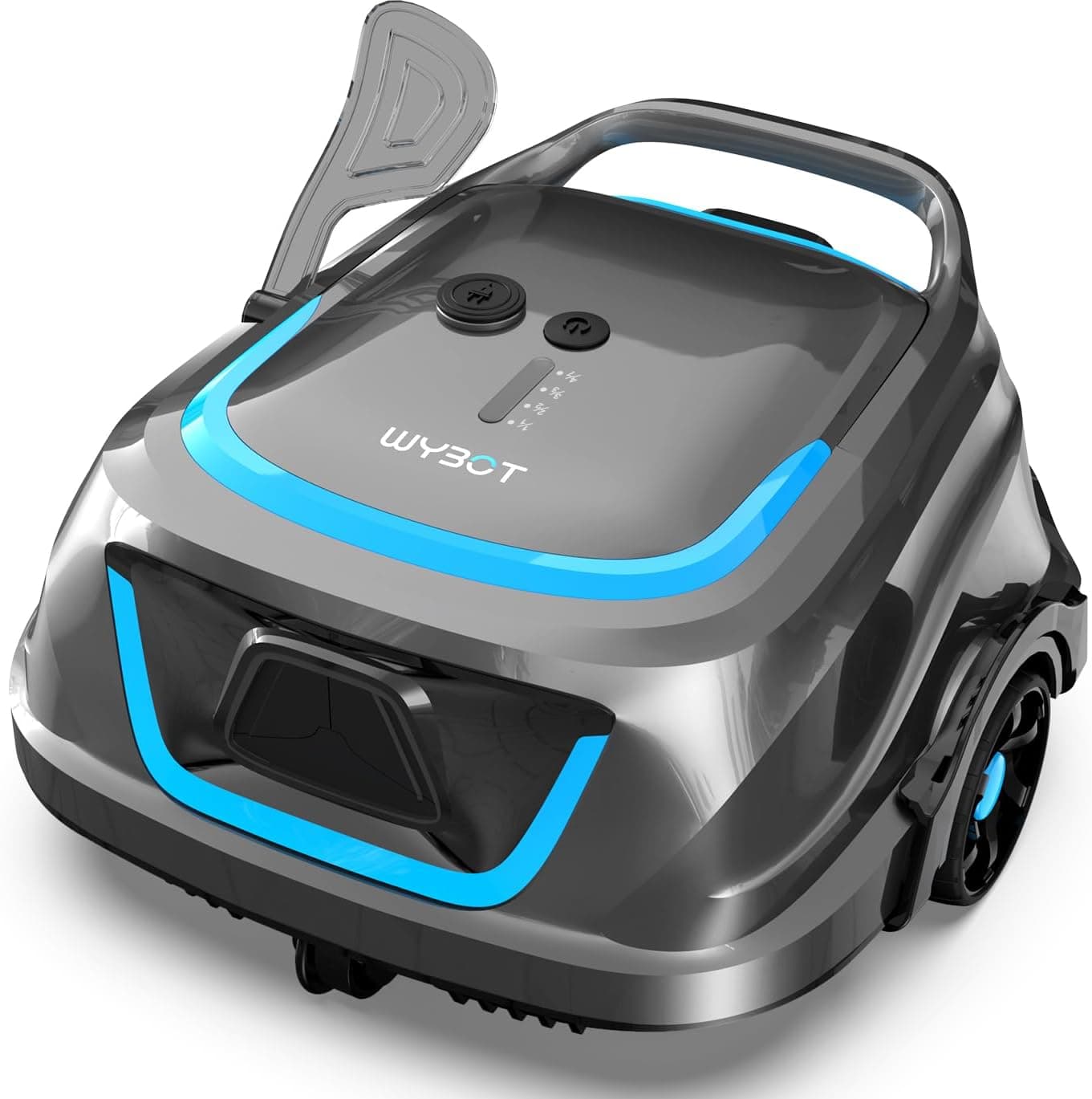 WYBOT A1 Robot Limpiafondos Piscina Automático, 120 Minutos de Limpieza, Carga Rápida 2,5h, Filtración Doble