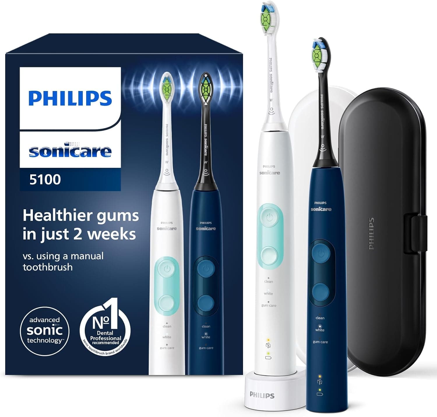 Philips Sonicare ProtectiveClean 5100 Pack Doble