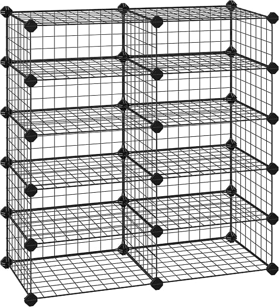 SONGMICS Estantería Modular de Rejilla